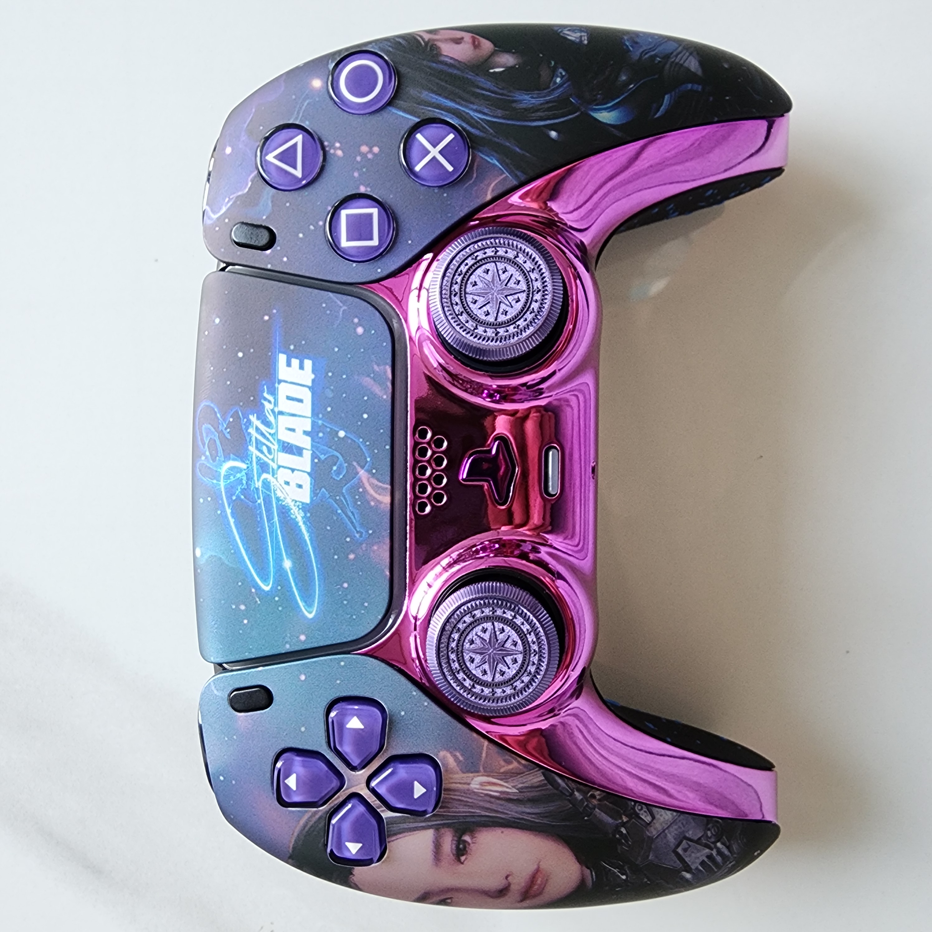 改装升级PS5游戏机手柄霍尔电磁摇杆TMR摇杆PS5原装手柄 渡鸦剑星