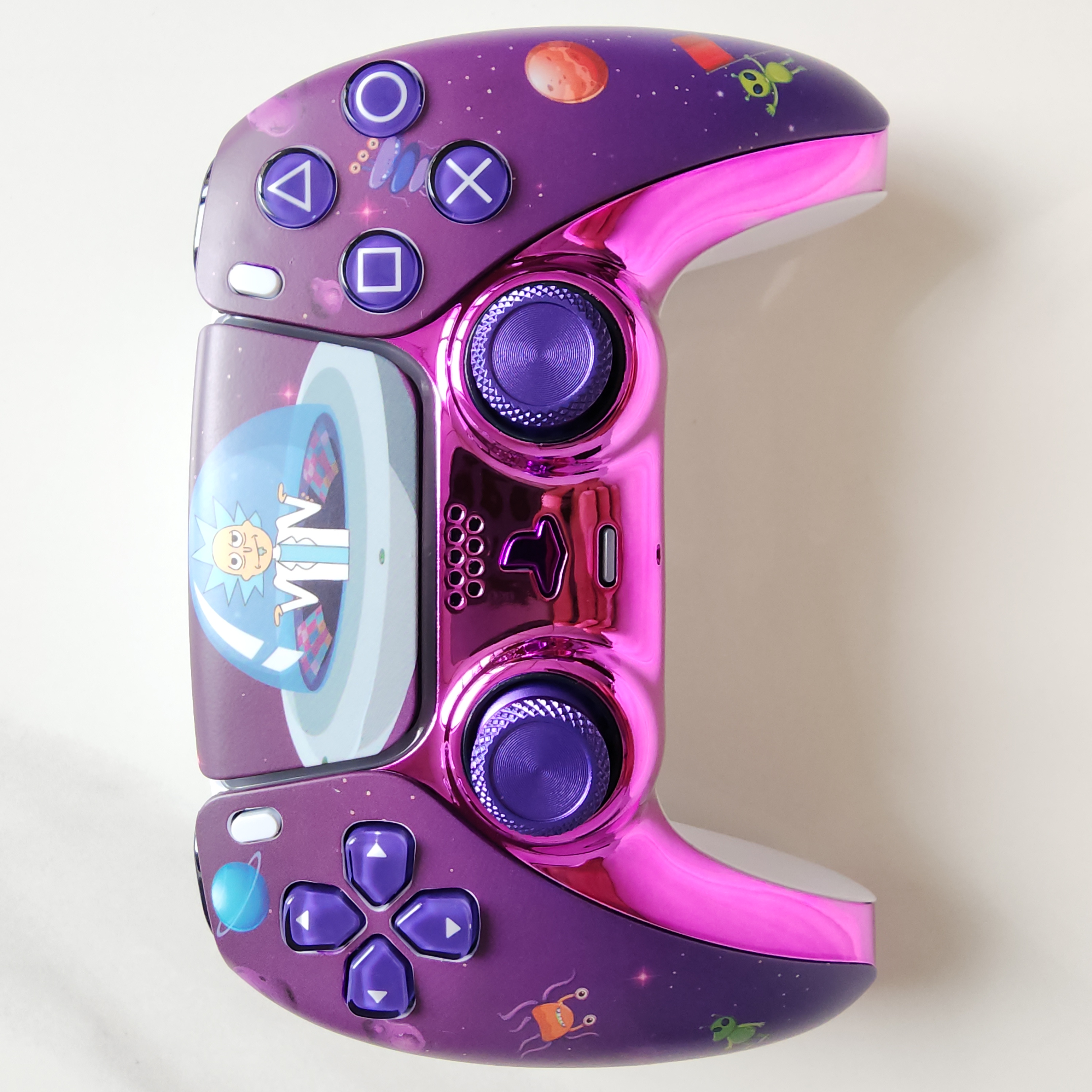 索尼PS5原装手柄升级改装霍尔TMR摇杆手柄PS5游戏机手柄 太空博士