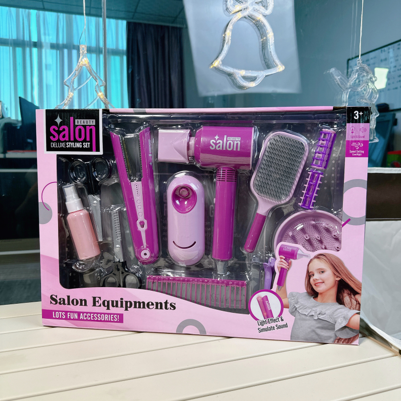 女孩过家家理发沙龙工具套装