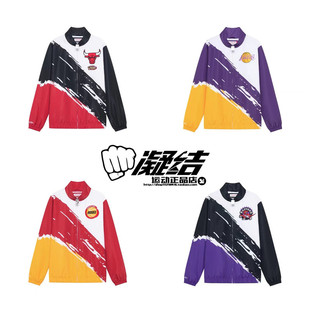 Mitchell&Ness湖人猛龙公牛尼克斯 MN球队款运动休闲开衫夹克球服
