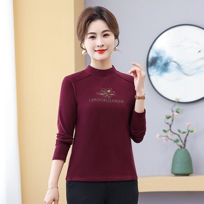 女士新款德绒打底衫洋气漂亮