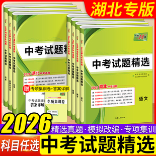 湖北专版】2026天利38套中考试题精选数学英语物理化学中考卷模拟卷湖北省中考真题卷试题9年级初三中考语文政治历史总复习考试卷
