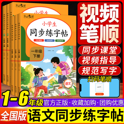 同步练字帖规范写字带视频笔顺