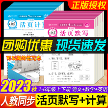 签到！抖音同款2023新版王朝霞语数英活页卷