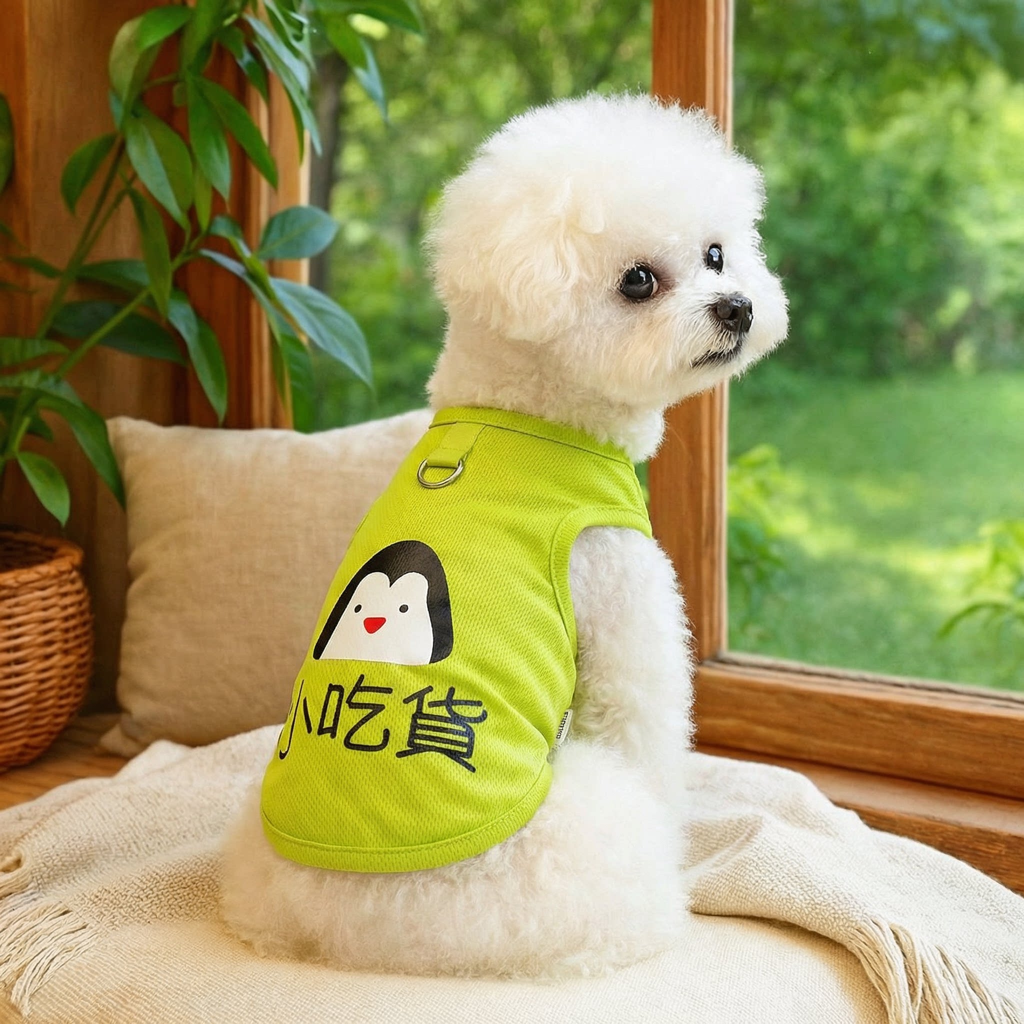 夏季薄款背心狗狗衣服小型犬泰迪图片