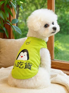 夏季薄款背心狗狗衣服小型犬泰迪
