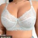 俄罗斯欧美外贸跨境新款 蕾丝文胸调整型舒适收副乳女 薄棉杯大码