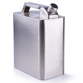 便携304不锈钢酒桶5斤10斤装 加厚随身酒壶食品级方形酒具10升油桶