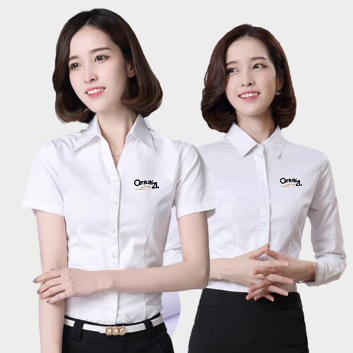 男女同款21世纪不动产工作服衬衫