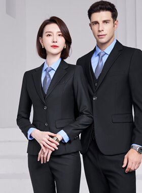 酒店前台职业西服套装制服