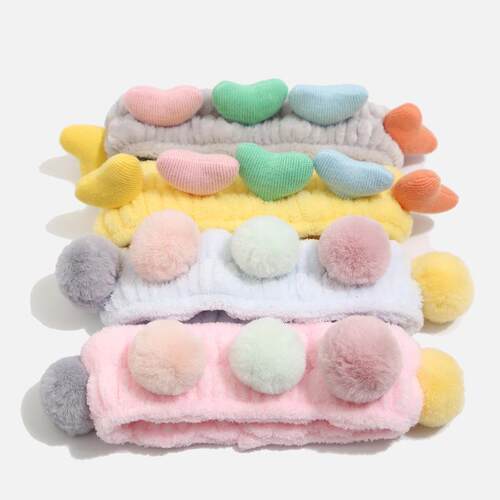 发带女网红可爱毛绒宽边敷面膜韩国简约洗脸化妆头箍百搭发饰品