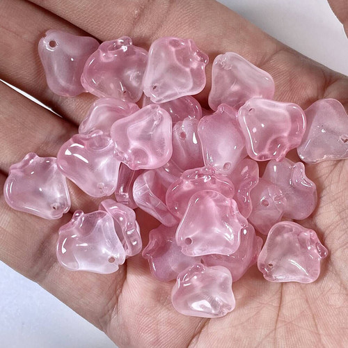 凌霄花琉璃花瓣古风发簪材料