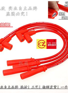 适用时代驭菱LJ465Q-2AE五菱465发动机油气两用高压线凯致点火线