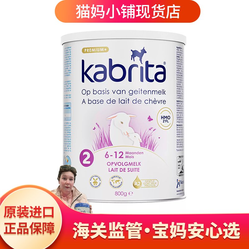 荷兰佳贝艾特羊奶粉白金版2段6-12个月 800g
