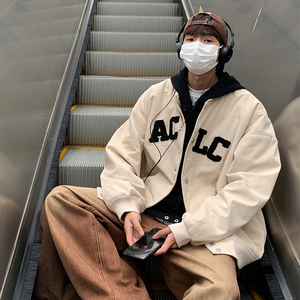 EQ81 玉米粒外套男2024新款秋装毛巾绣刺绣棒球服夹克 高品质 P88图片