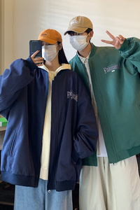 EQ108 情侣装工装外套2024秋装新款棒球服夹克学院风学生 女装P98图片