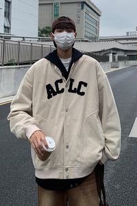 EQ81 玉米粒外套男2024新款秋装毛巾绣刺绣棒球服夹克 高品质 P88图片