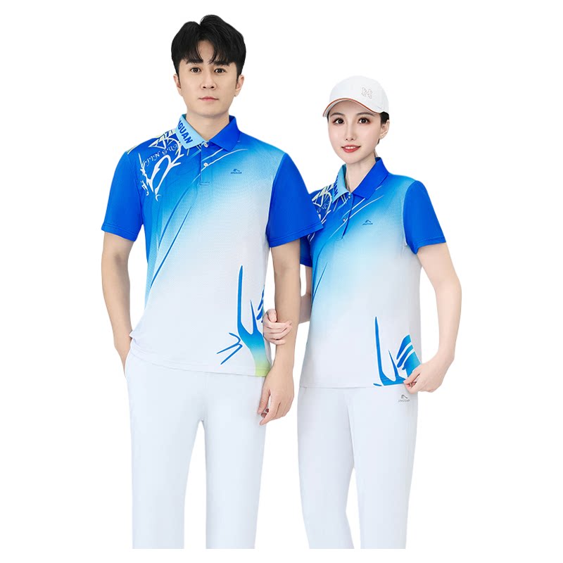晋冠运动服T恤夏短袖梦之队柔力球服男女同款佳木斯健身操服队服