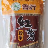 包邮 一拍五包 5包 山东特产鲁沂纯红薯粉条500g
