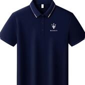 玛莎拉蒂汽车4S店工作服短袖 定制 定做名车维修体验中心工服POLO衫