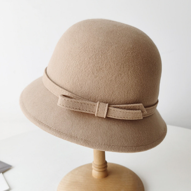 澳洲纯羊毛呢气质礼帽女秋冬季复古蝴蝶结渔夫帽子显脸小盆帽百搭,服饰配件/皮带/帽子/围巾,帽子,淘宝优惠券,粉丝福利购,淘宝优惠卷