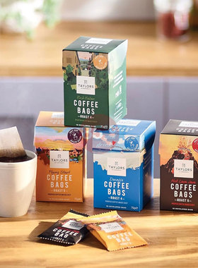 英国Taylors泰勒易立包黑咖啡 便携无糖无脂手冲提神低因意式速溶