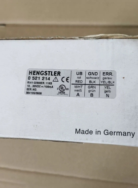 议价HENGSTLER编码器0521214 RI41-O/30