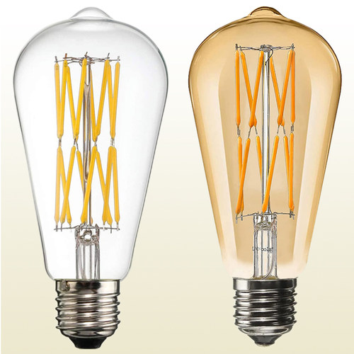 爱迪生复古LED灯丝ST64节能灯泡