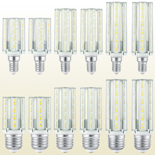 无频闪超亮led玉米灯泡节能灯E14小螺口E27照明家用吊灯三色变光