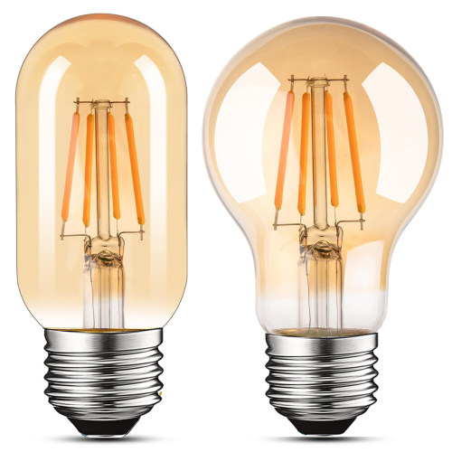 茶色透明爱迪生e27螺口灯丝led灯泡e14仿钨丝复古暖光超亮龙珠泡