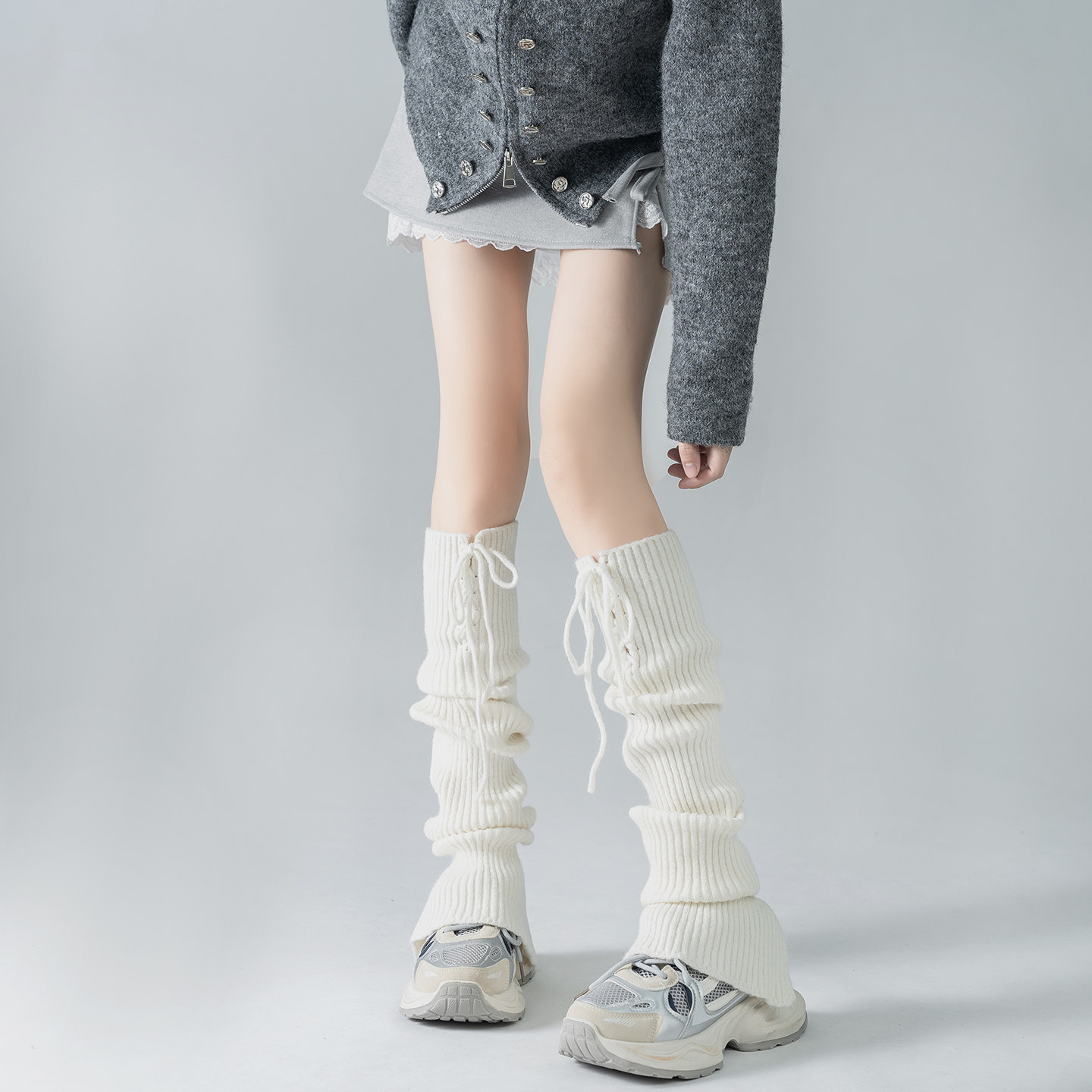 韩版秋冬羊毛袜套女长筒加厚保暖个性绑带款显瘦微喇叭堆堆长袜,女士内衣/男士内衣/家居服,长筒袜,淘宝优惠券,粉丝福利购,淘宝优惠卷