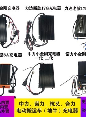 电动叉车充电器24V8A/10A15A30地牛充电机中力诺力合力杭叉充电器