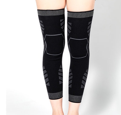 加长运动护膝保暖防寒 骑行篮球健身运动秋冬防滑护腿护关节护具