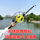 风筝线轮钓鱼不锈钢手握轮大轴承轮船钓手摇收线两用轮可安装 鱼竿