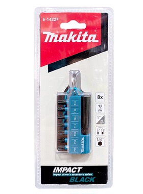 牧田E-14227 黑色批头套装十字批头起子头