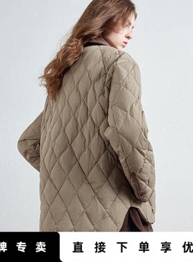 「New! 新品尝鲜」初语TOYOUTH撞色灯芯绒翻领衬衫羽绒服外套