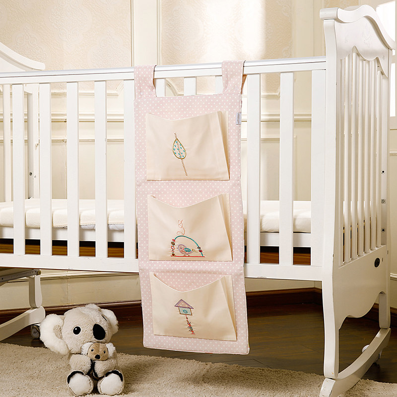 AUSTTBABY 多功能宝宝床包 婴儿床头挂袋 收纳袋子杂物袋