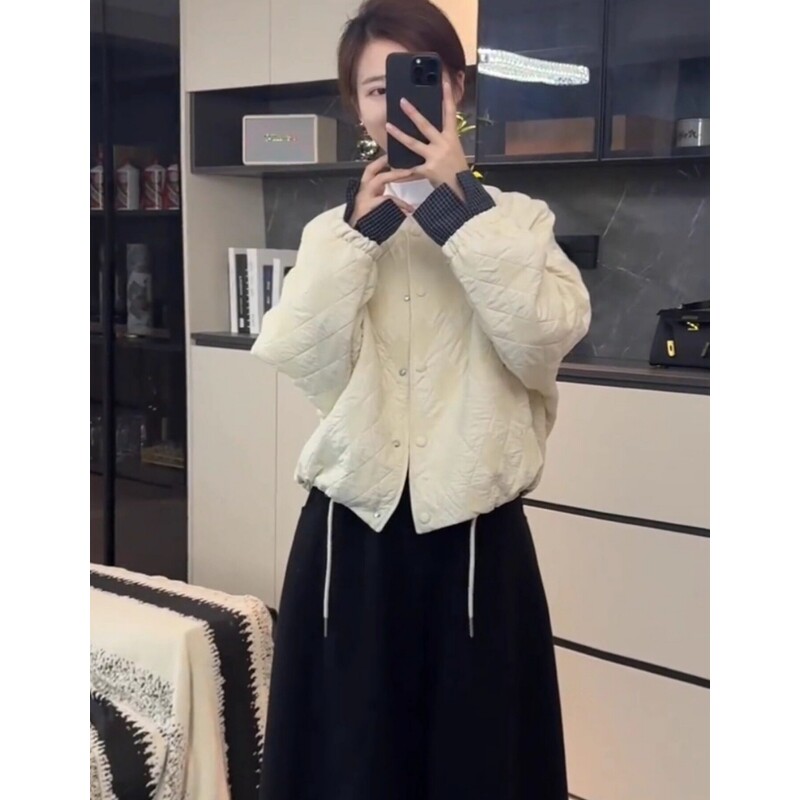 加棉外套女短款棉服秋冬新款20短外套