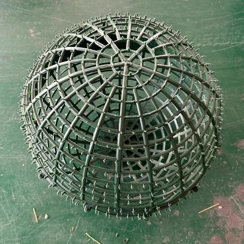 仿真花球架 圆形塑料球架 圆形球胆芯 网格底板婚庆道具 心形架子