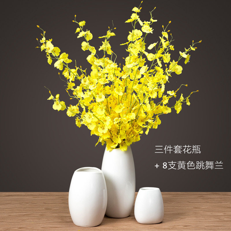 仿真跳舞兰/高仿真文心兰/仿真花/绢花 花语-隐藏的爱