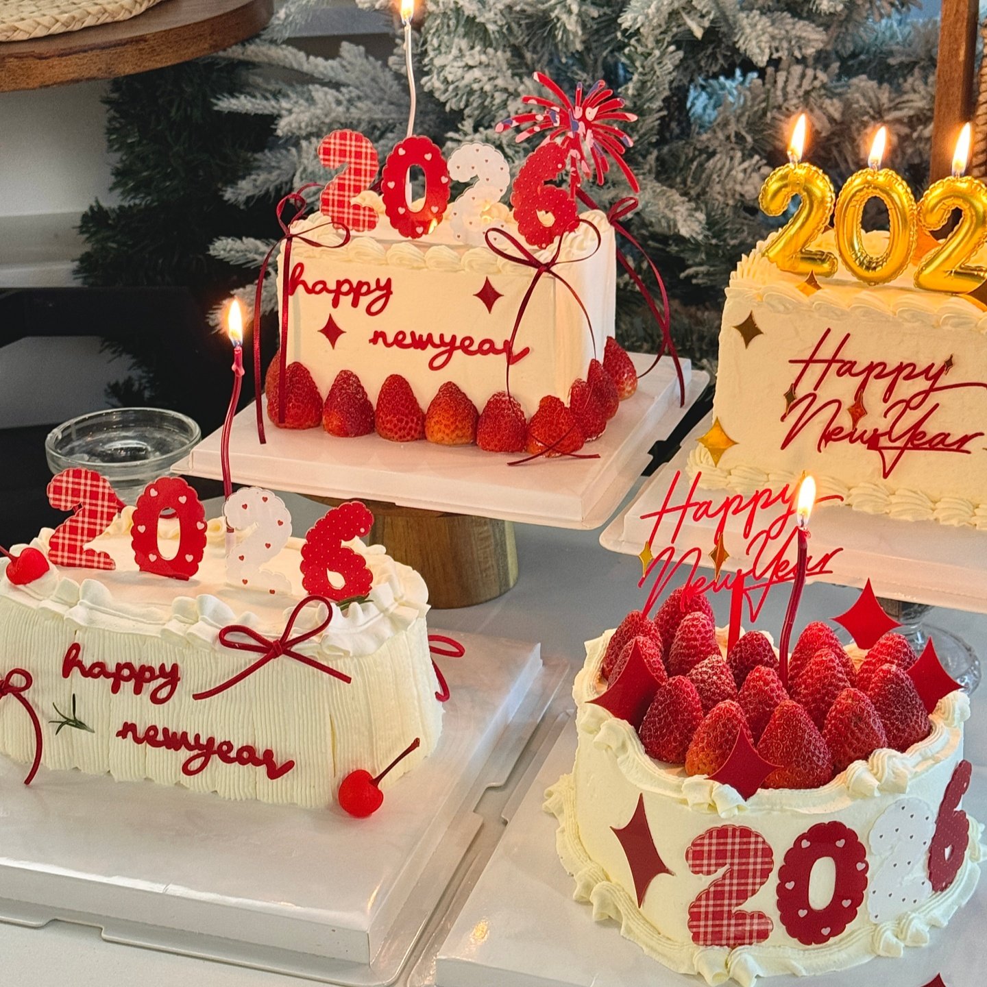 2026新年跨年草莓蛋糕装饰亚克力插牌除夕马年春节甜品派对插件,节庆用品/礼品,节日装扮用品,淘宝优惠券,粉丝福利购,淘宝优惠卷