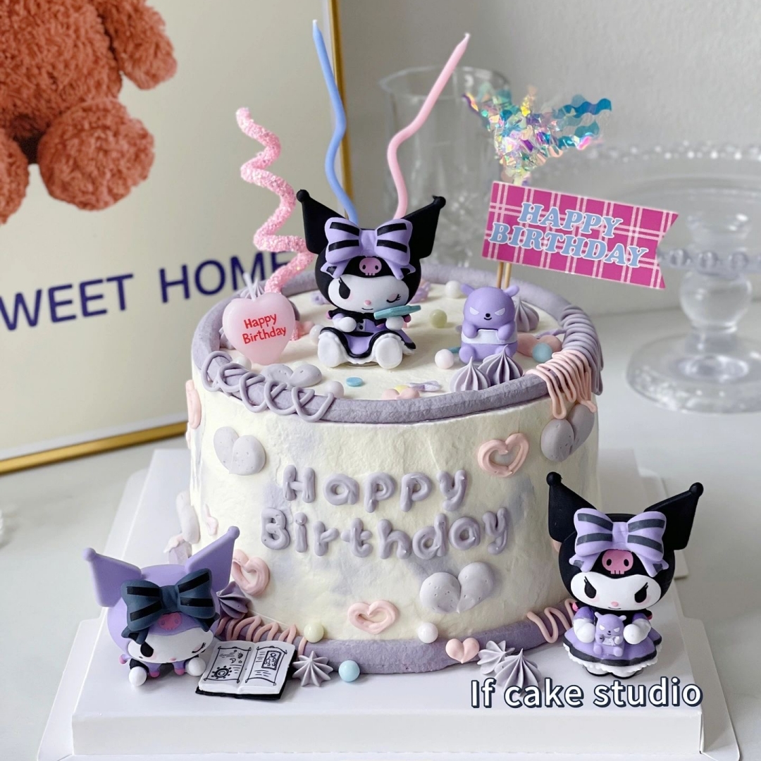 卡通可爱库洛米摆件小公主生日