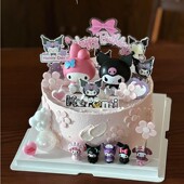 网红小孩卡通可爱蛋糕装 扮配件插件 饰摆件儿童男孩女孩生日烘焙装