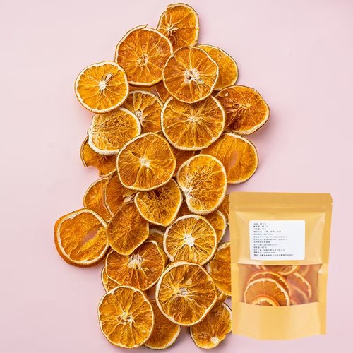 橙子片泡水新鲜香橙干手工水果茶