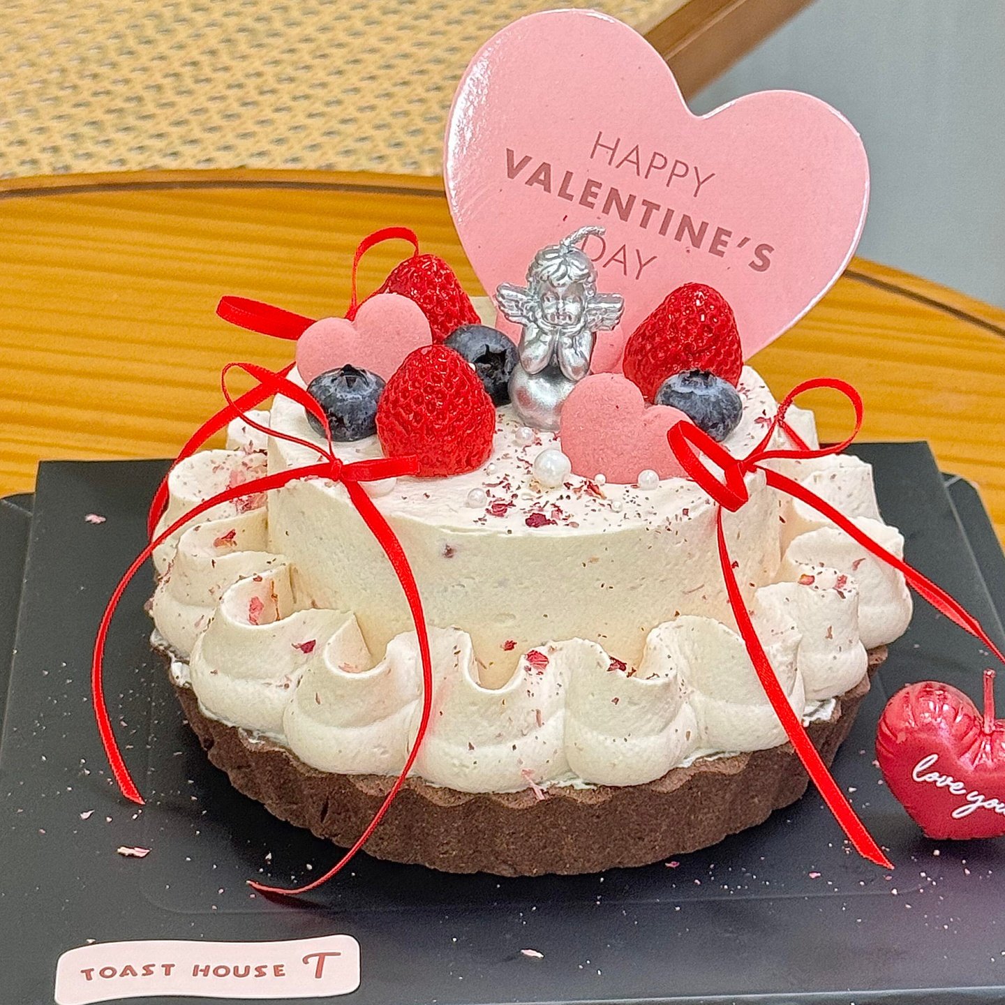 网红2.14情人节小天使蜡烛蛋糕装饰粉色爱心卡片情侣告白甜品装扮,节庆用品/礼品,节日装扮用品,淘宝优惠券,粉丝福利购,淘宝优惠卷