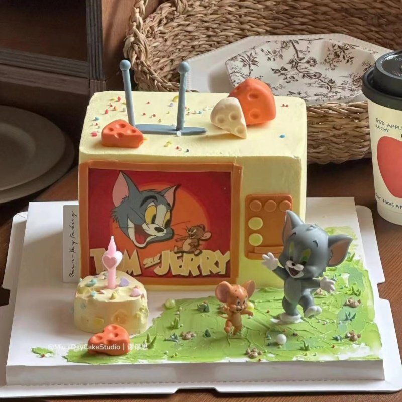 网红猫和老鼠蛋糕装饰摆件汤姆杰瑞儿童公仔甜品奶酪模具烘焙摆件,节庆用品/礼品,节日装扮用品,淘宝优惠券,粉丝福利购,淘宝优惠卷