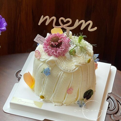 2026母亲节蛋糕装饰木质mom插件