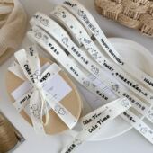 网红彩色螺纹丝带蛋糕装 甜品盒扎带花束绑带 饰彩带生日礼物盒包装