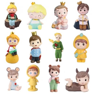 玫瑰小王子男孩男宝宝满月周岁