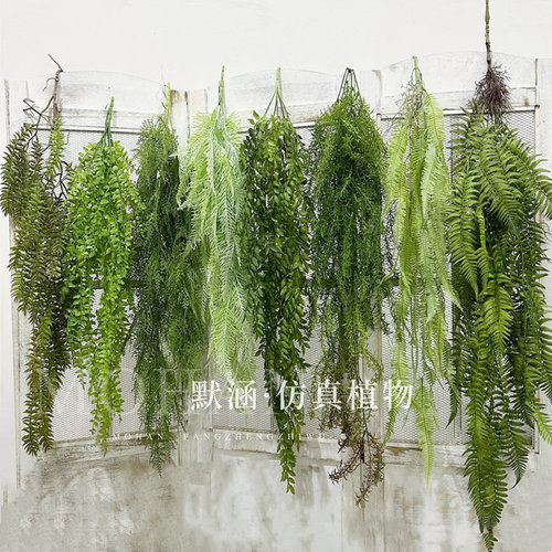 餐厅酒店民宿垂吊人造绿植壁挂